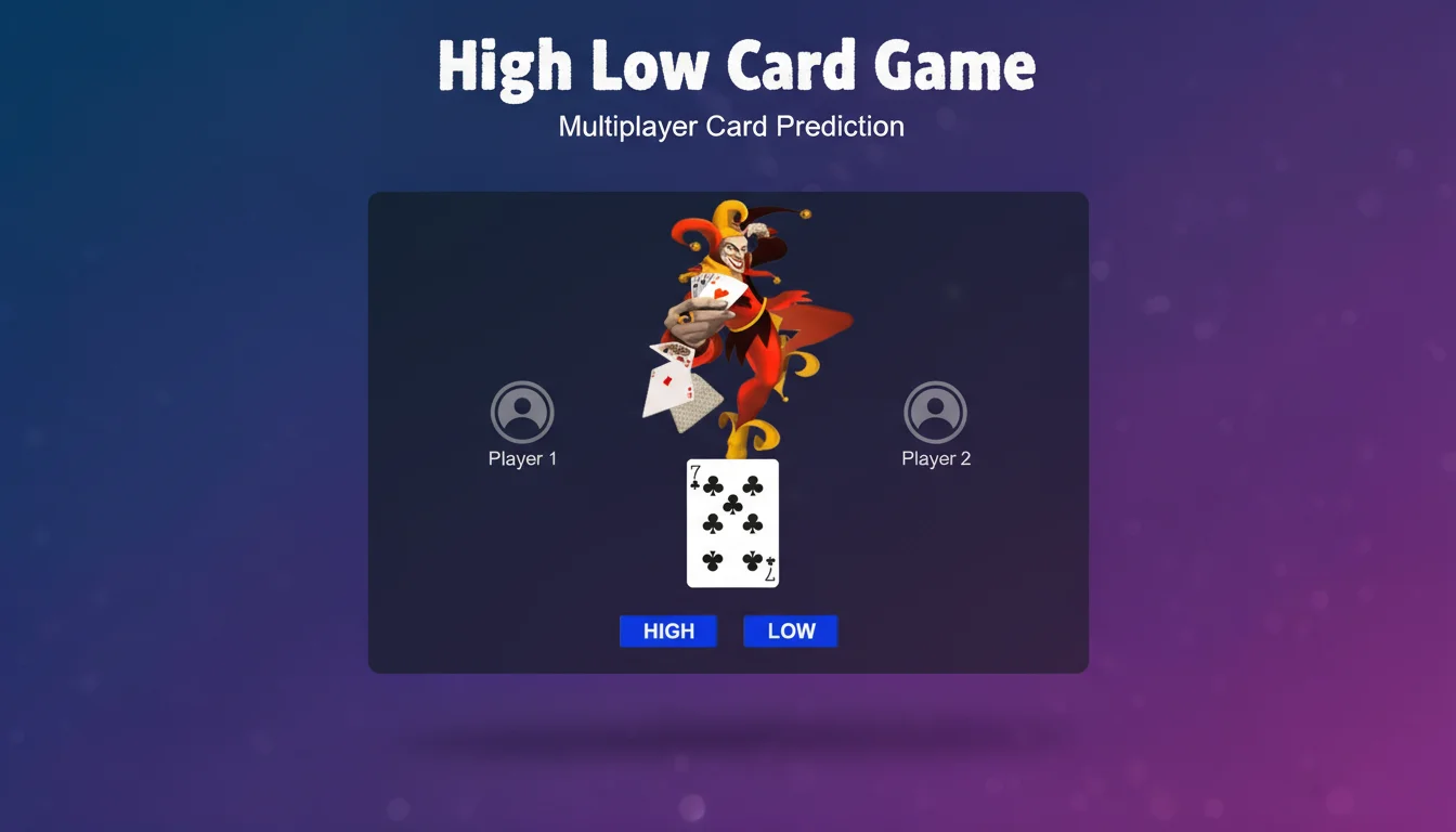High Low Card Game